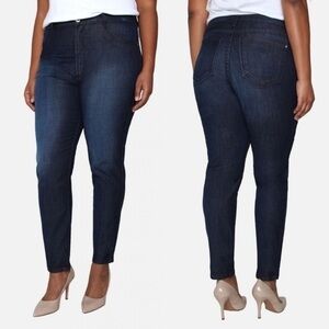 🍀 3/$30 James Jeans high rise skinny jeans siren color